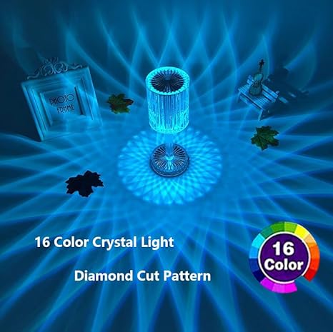 New crystal table lamp USB Charging Touch Lamp