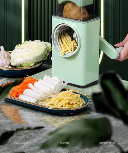 Vegetable Shredder Round Mandoline Slicer